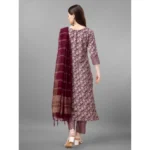 Embroidered Rayon Kurti Set - Angle 8