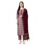 Embroidered Rayon Kurti Set