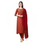 Maroon Kurti Set for Women