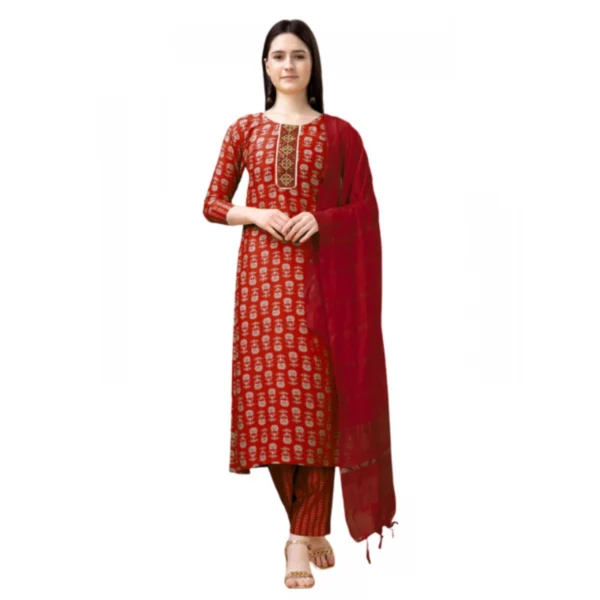 Maroon Kurti Set for Women