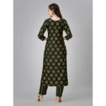 Embroidered Rayon Kurti Set - Angle 7