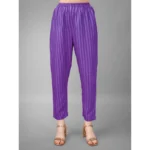 Purple Kurti Set for Women - Angle 2