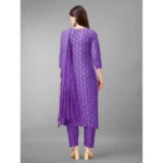 Purple Kurti Set for Women - Angle 7