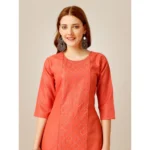 Women's Embroidered Kurti Set - Angle 3