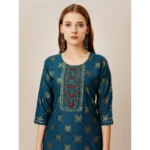 Women's Rayon Kurti Set - Angle 4