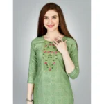 rayon kurti pant set