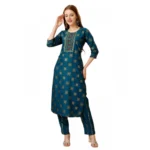 Women's Rayon Kurti Set
