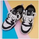 Generic Men's Solid Synthetic Casual Shoes (Black) - Image 3