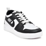 Black synthetic casual shoes for men