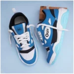 Generic Men's Solid Synthetic Casual Shoes (Blue) - Image 3