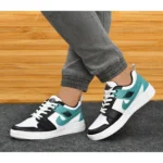 Generic Men's Solid Synthetic Casual Shoes (Sea-Green) - Image 2