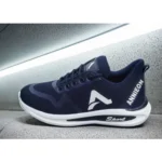 Generic Men's Solid Synthetic Casual Shoes (Navy Blue) - Image 3
