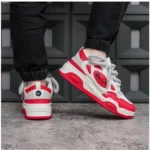 Generic Men's Solid Synthetic Casual Shoes (Red) - Image 2