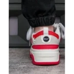 Generic Men's Solid Synthetic Casual Shoes (Red) - Image 5