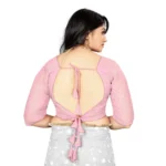 Georgette Embroidered Blouse - Angle 4