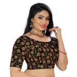 Generic Women's Phantom Cording Readymade Blouse (Black, Size: Free Size) - Image 2