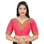Pink Banglory Embroidered Blouse