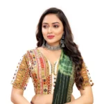 Generic Women's Cotton Blend Plain Readymade Blouse (White, Size: Free Size) - Image 4