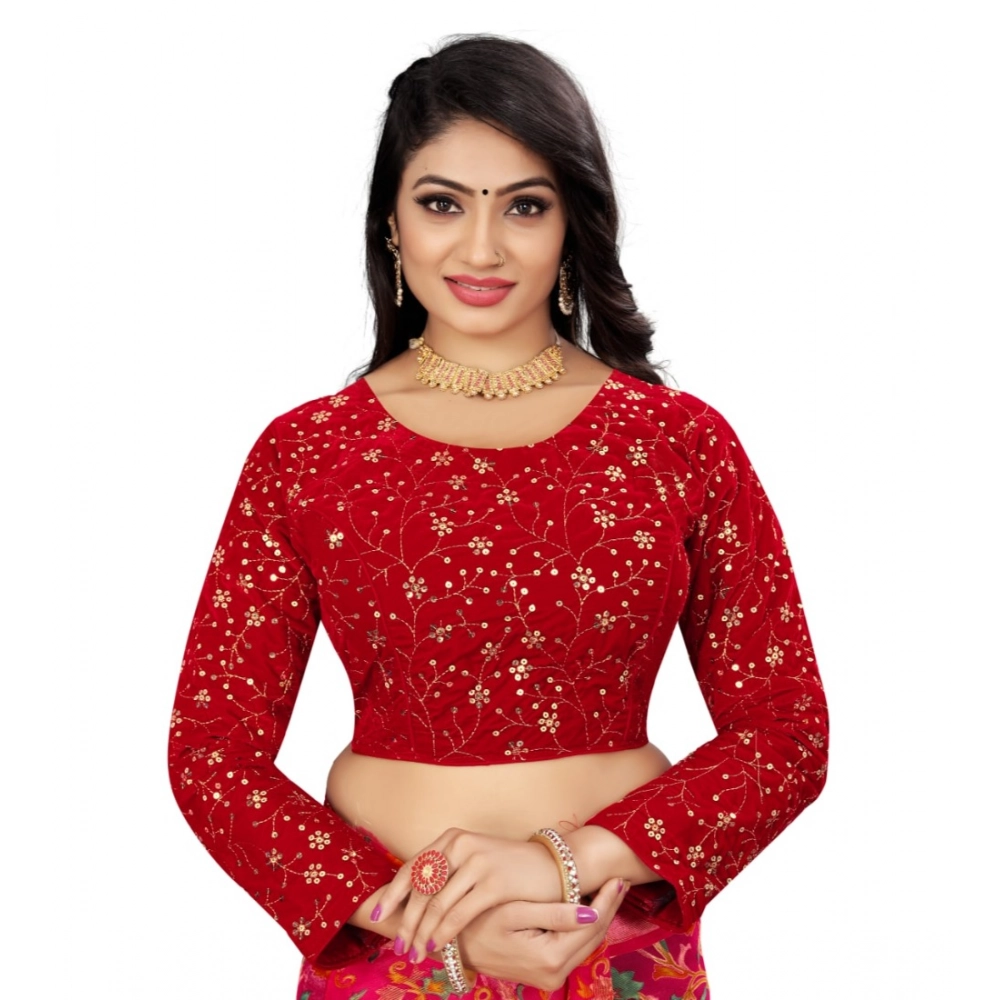 53726842681_845fe27079_o_d-1000x1000-1.webp Red velvet embroidery readymade blouse for women