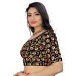 Generic Women's Phantom Cording Readymade Blouse (Black, Size: Free Size) - Image 3