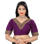 Magenta Banglory Embroidered Blouse