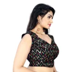 Generic Women's Phantom Sequins Readymade Blouse (Black, Size: Free Size) - Image 2