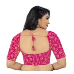 Generic Women's Phantom Cording Readymade Blouse (Pink, Size: Free Size) - Image 4