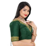 Green Readymade Blouse - Angle 3