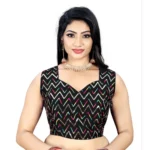 Generic Women's Phantom Sequins Readymade Blouse (Black, Size: Free Size)