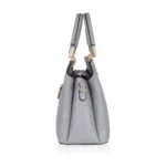 Generic Women's Faux Leather Printed Adjustable Long Belt Handbag (Grey) - Image 5