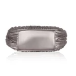 Generic Women's Faux Leather Textured Handbag (Silver Grey) - Image 2