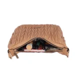 Generic Women's Faux Leather Textured Handbag (Beige) - Image 2