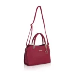 Women's Maroon Handbag - Angle 2