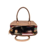 Generic Women's Faux Leather Printed Adjustable Long Belt Handbag (Brown) - Image 2