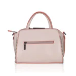 Generic Women's Faux Leather Metal Beads Handbag (Khaki) - Image 4