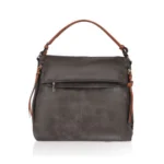 Green Faux Leather Solid Sling Bag for Women