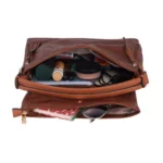 Generic Women's Faux Leather Solid Sling Bag (Brown) - Image 2