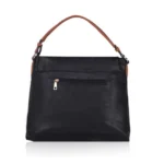 Generic Women's Faux Leather Solid Sling Bag (Black) - Image 2