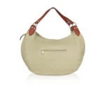 Generic Women's Faux Leather Solid Tote Bag (Beige) - Image 4