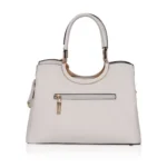 Generic Women's Faux Leather Printed Adjustable Long Belt Handbag (White) - Image 4