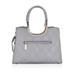 Generic Women's Faux Leather Printed Adjustable Long Belt Handbag (Grey) - Image 4