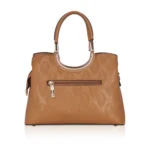 Generic Women's Faux Leather Printed Adjustable Long Belt Handbag (Brown) - Image 4