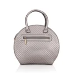 Generic Women's Faux Leather Printed Adjustable Long Belt Handbag (Silver Grey) - Image 4