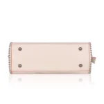 Generic Women's Faux Leather Metal Beads Handbag (Pink) - Image 3