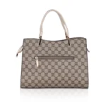 Generic Women's Faux Leather Printed Handbag (Beige) - Image 4