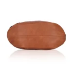 Generic Women's Faux Leather Solid Tote Bag (Brown) - Image 3