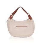 Generic Women's Faux Leather Solid Tote Bag (White) - Image 3