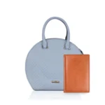 Generic Women's Faux Leather Printed Adjustable Long Belt Handbag (Blue) - Image 4