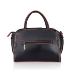 Generic Women's Faux Leather Metal Beads Handbag (Black) - Image 4