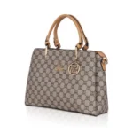 Generic Women's Faux Leather Printed Handbag (Camel) - Image 6